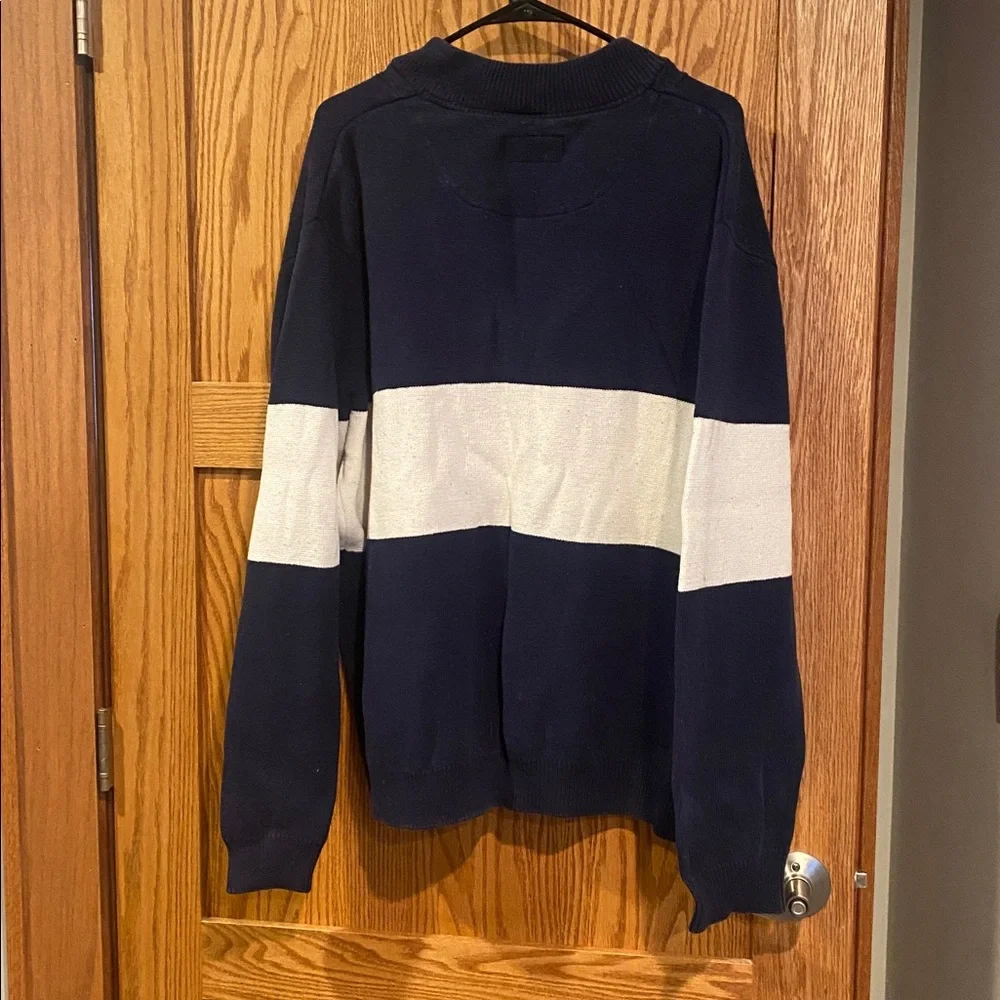 Gander Mountain Men's Navy and White Sweater 2XL EUC
